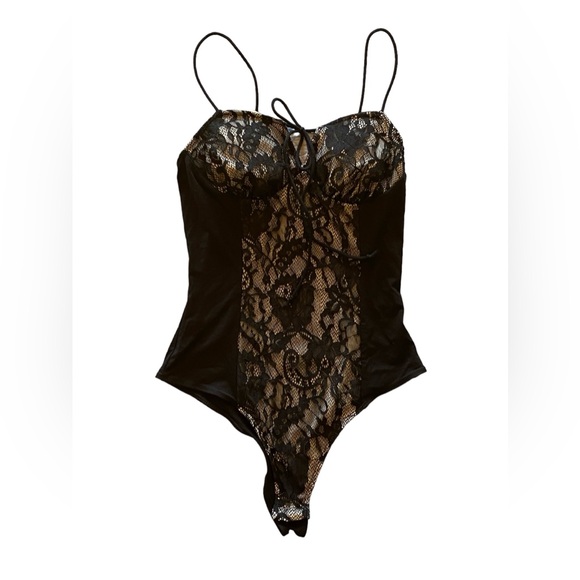 SHEIN Black Lace Bodysuit Size S in Good Condition. - Picture 1 of 8